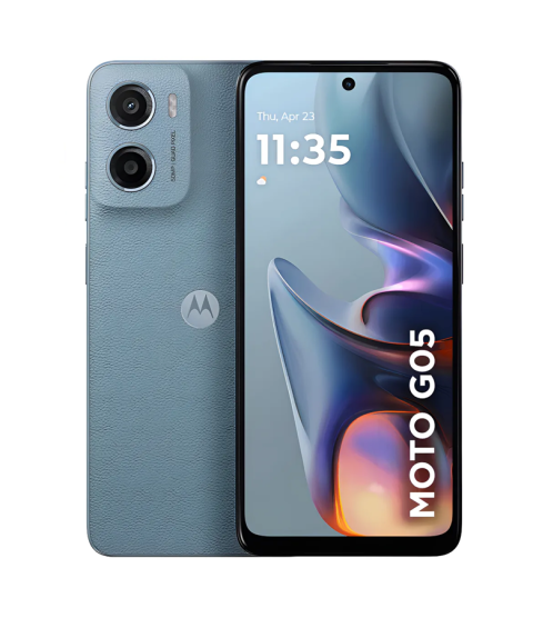 Smartphone Motorola Moto g05 - 128GB 12GB (4GB RAM + 8GB Ram Boost) e Camera 50MP com AI Bateria de 5200 mAh Tela 6.7" com Superbrilho - Cinza