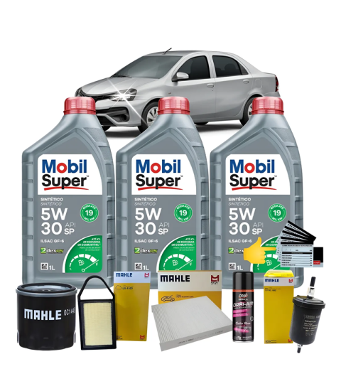 Kit Troca Óleo 5w30 Etios 1.5 16v 2012 2013 2014 2015 2016